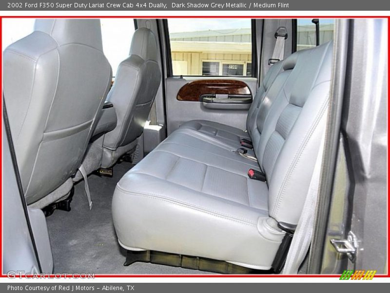 Dark Shadow Grey Metallic / Medium Flint 2002 Ford F350 Super Duty Lariat Crew Cab 4x4 Dually