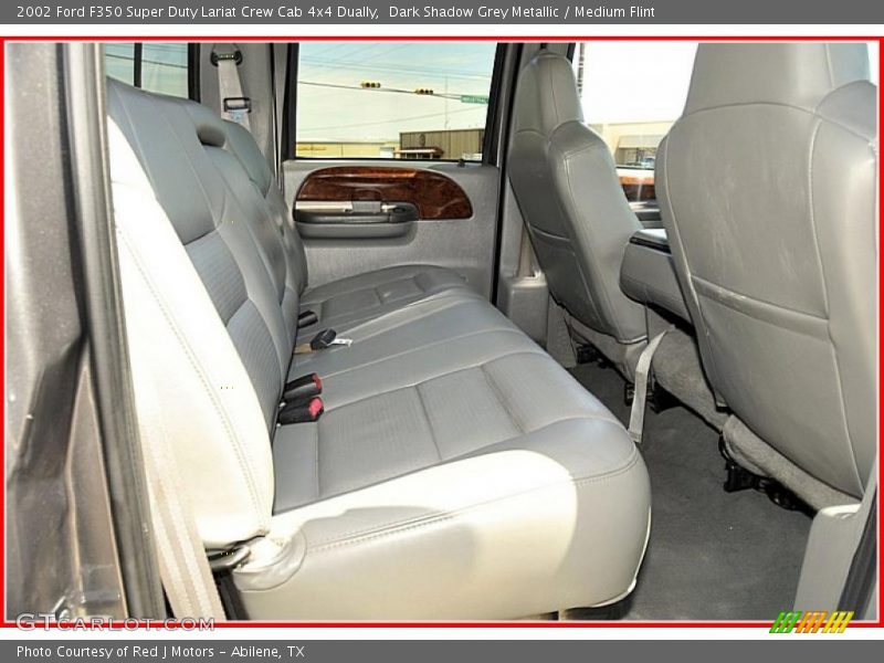 Dark Shadow Grey Metallic / Medium Flint 2002 Ford F350 Super Duty Lariat Crew Cab 4x4 Dually