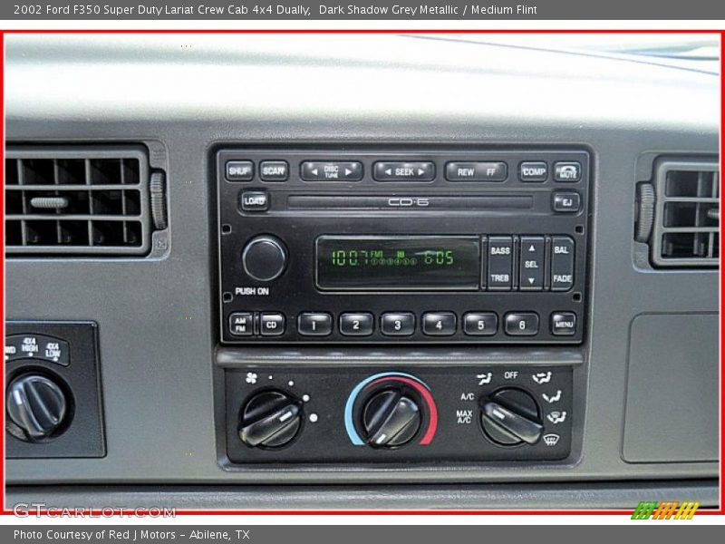 Dark Shadow Grey Metallic / Medium Flint 2002 Ford F350 Super Duty Lariat Crew Cab 4x4 Dually