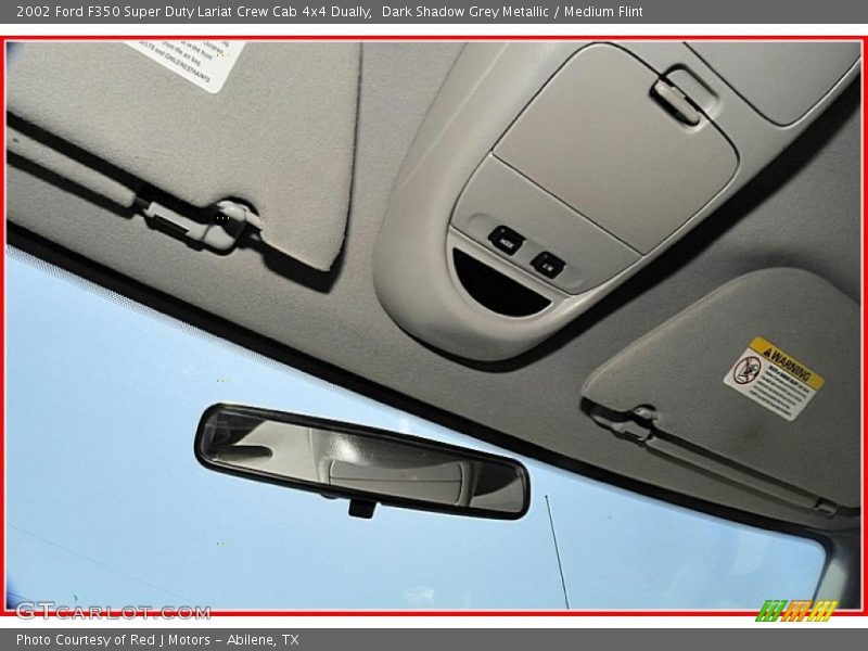 Dark Shadow Grey Metallic / Medium Flint 2002 Ford F350 Super Duty Lariat Crew Cab 4x4 Dually