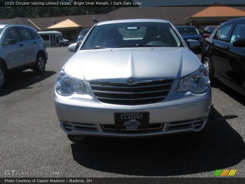Bright Silver Metallic / Dark Slate Gray 2010 Chrysler Sebring Limited Sedan