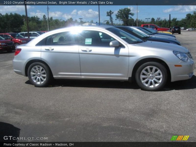 Bright Silver Metallic / Dark Slate Gray 2010 Chrysler Sebring Limited Sedan