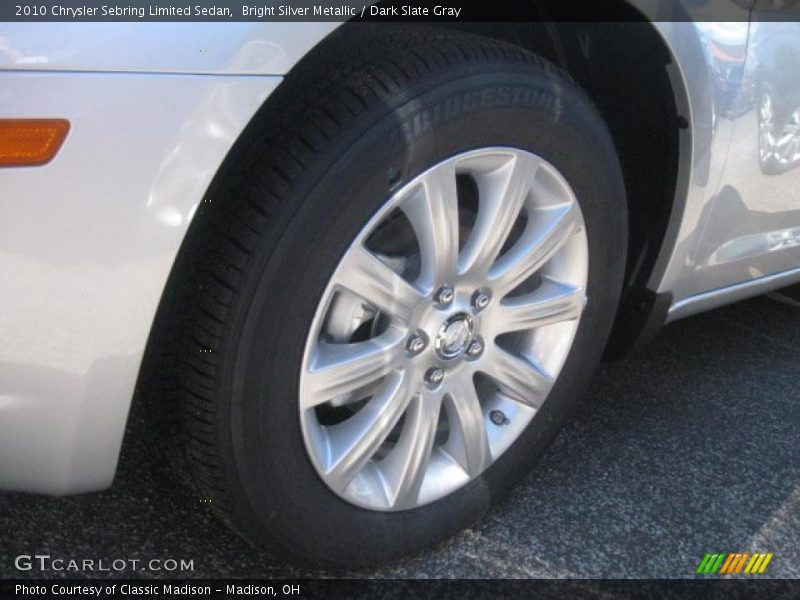 Bright Silver Metallic / Dark Slate Gray 2010 Chrysler Sebring Limited Sedan