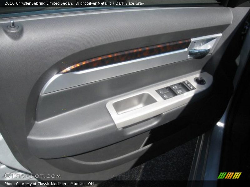Bright Silver Metallic / Dark Slate Gray 2010 Chrysler Sebring Limited Sedan