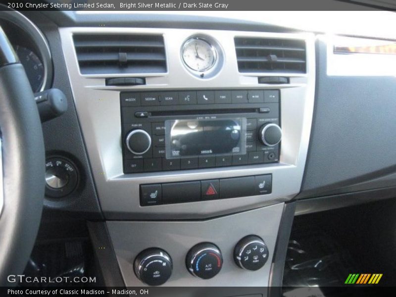 Bright Silver Metallic / Dark Slate Gray 2010 Chrysler Sebring Limited Sedan
