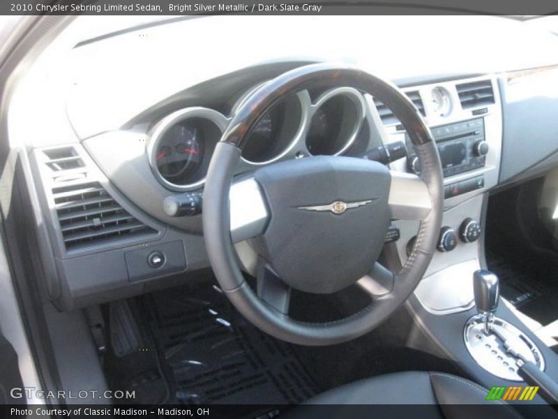 Bright Silver Metallic / Dark Slate Gray 2010 Chrysler Sebring Limited Sedan