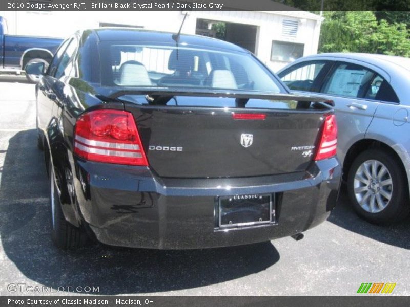 Brilliant Black Crystal Pearl / Dark Slate Gray 2010 Dodge Avenger R/T