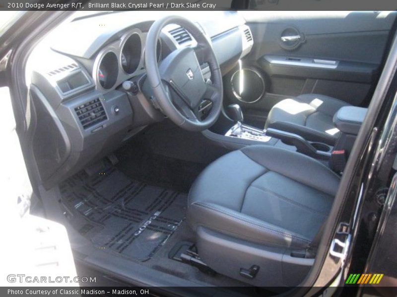 Brilliant Black Crystal Pearl / Dark Slate Gray 2010 Dodge Avenger R/T