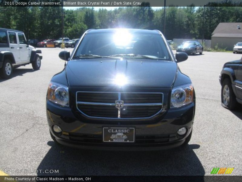 Brilliant Black Crystal Pearl / Dark Slate Gray 2010 Dodge Caliber Mainstreet