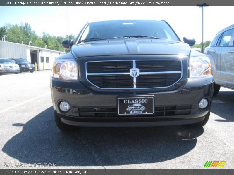 Brilliant Black Crystal Pearl / Dark Slate Gray/Medium Graystone 2010 Dodge Caliber Mainstreet