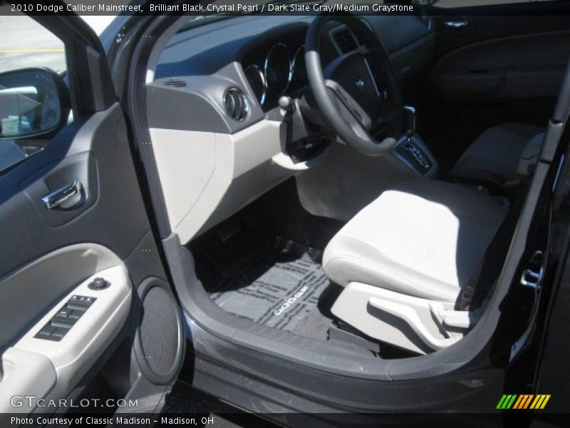 Brilliant Black Crystal Pearl / Dark Slate Gray/Medium Graystone 2010 Dodge Caliber Mainstreet