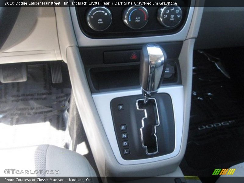 Brilliant Black Crystal Pearl / Dark Slate Gray/Medium Graystone 2010 Dodge Caliber Mainstreet