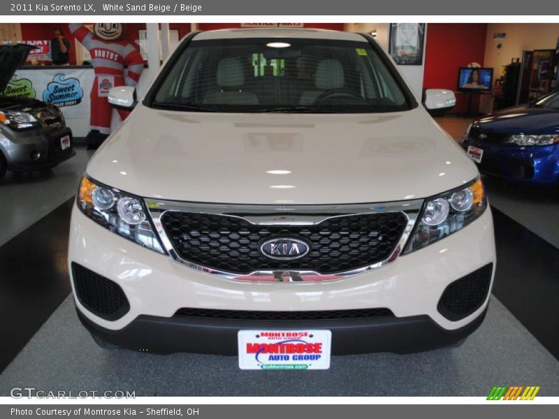 White Sand Beige / Beige 2011 Kia Sorento LX