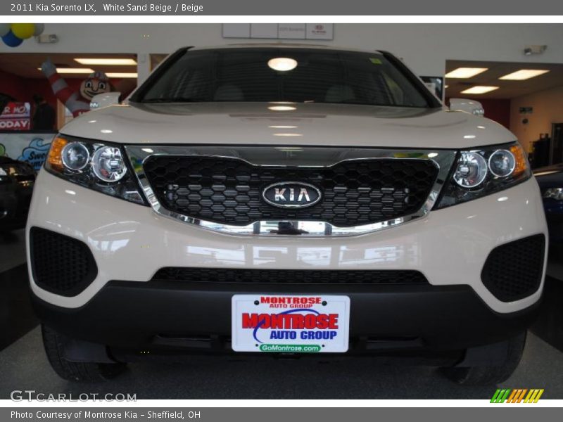 White Sand Beige / Beige 2011 Kia Sorento LX