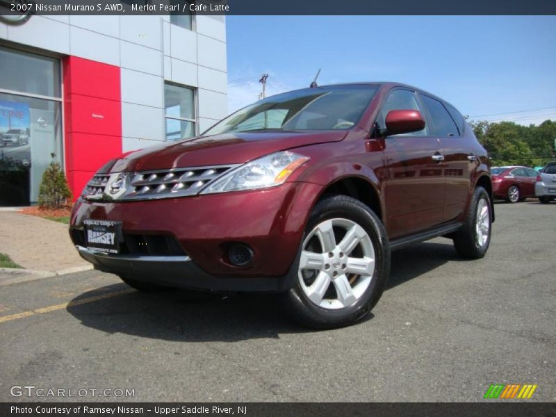 Merlot Pearl / Cafe Latte 2007 Nissan Murano S AWD