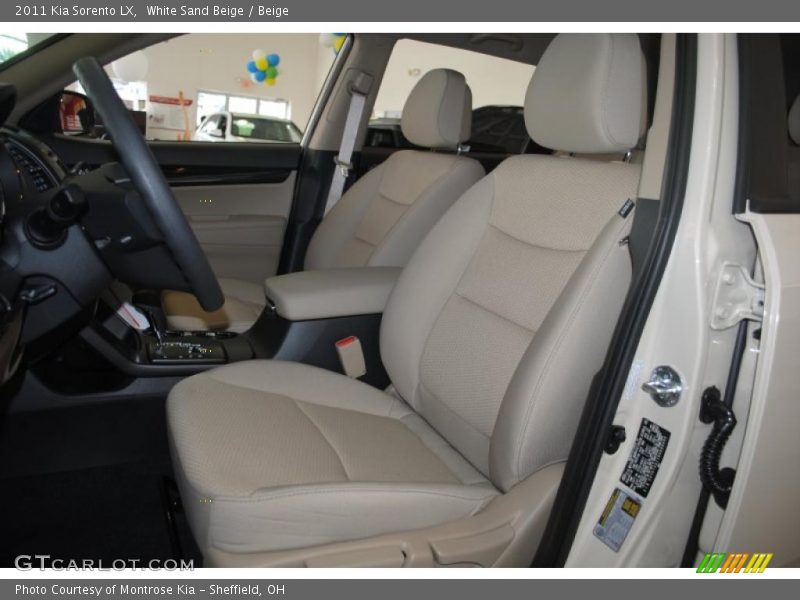 White Sand Beige / Beige 2011 Kia Sorento LX