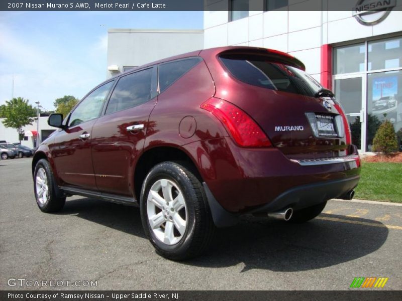 Merlot Pearl / Cafe Latte 2007 Nissan Murano S AWD
