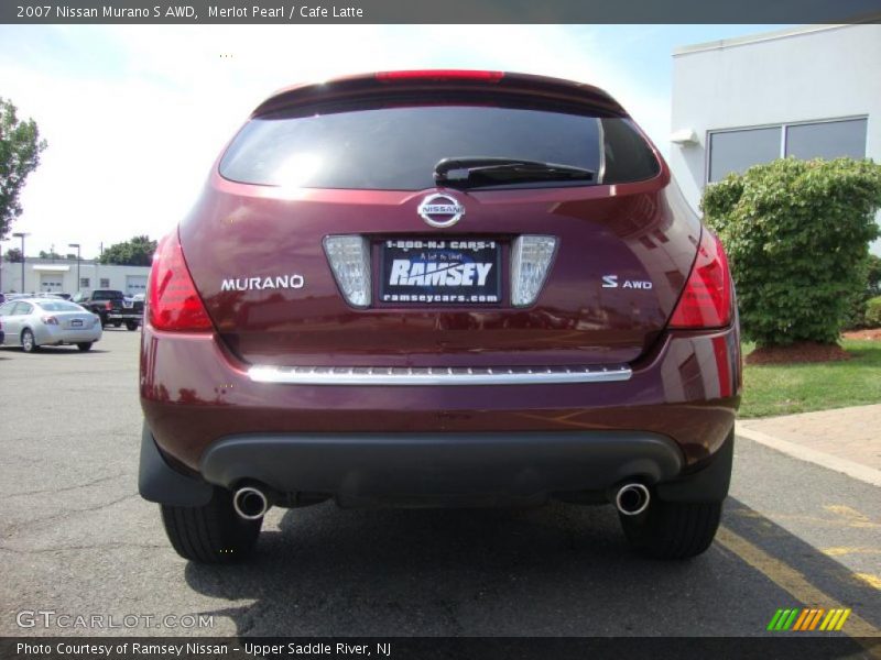 Merlot Pearl / Cafe Latte 2007 Nissan Murano S AWD