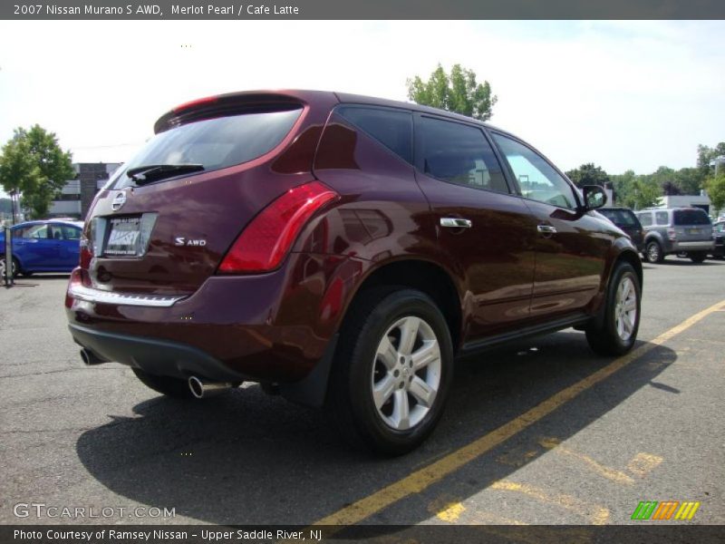 Merlot Pearl / Cafe Latte 2007 Nissan Murano S AWD