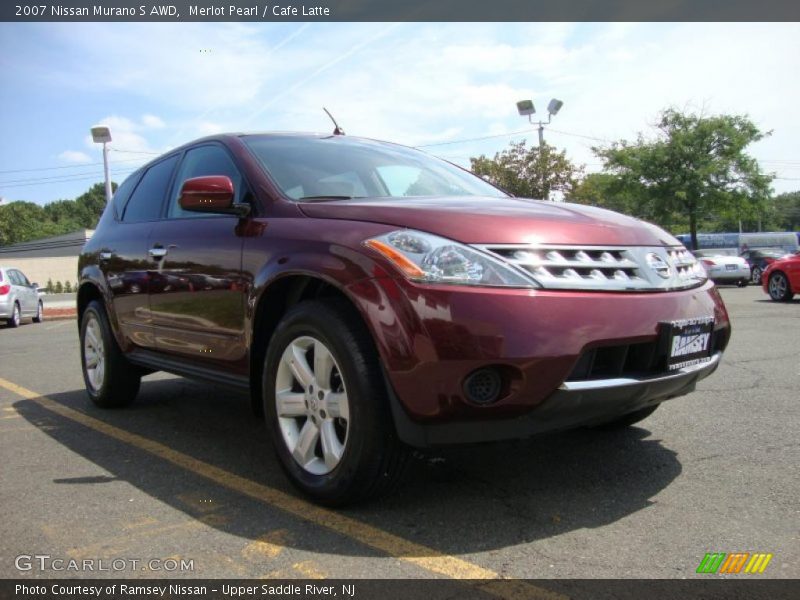 Merlot Pearl / Cafe Latte 2007 Nissan Murano S AWD