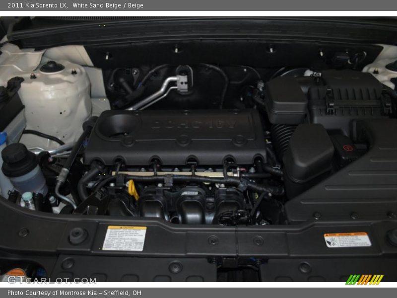 White Sand Beige / Beige 2011 Kia Sorento LX