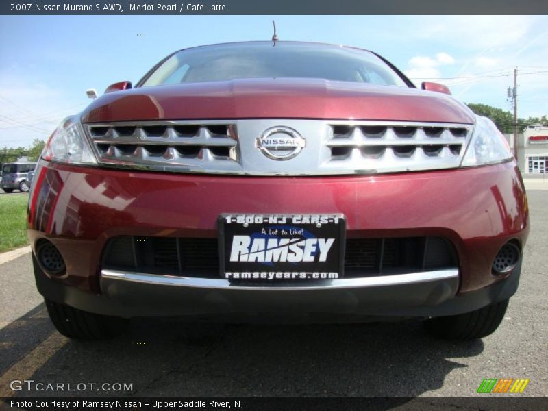 Merlot Pearl / Cafe Latte 2007 Nissan Murano S AWD