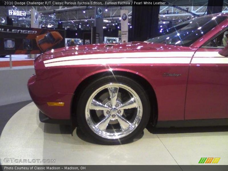 Furious Fuchsia / Pearl White Leather 2010 Dodge Challenger R/T Classic Furious Fuchsia Edition