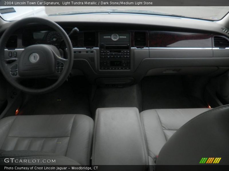 Light Tundra Metallic / Dark Stone/Medium Light Stone 2004 Lincoln Town Car Signature