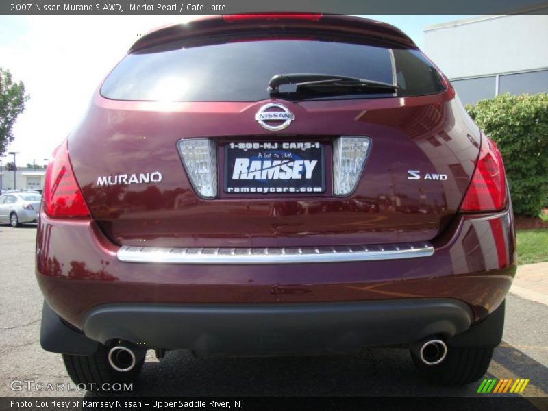 Merlot Pearl / Cafe Latte 2007 Nissan Murano S AWD