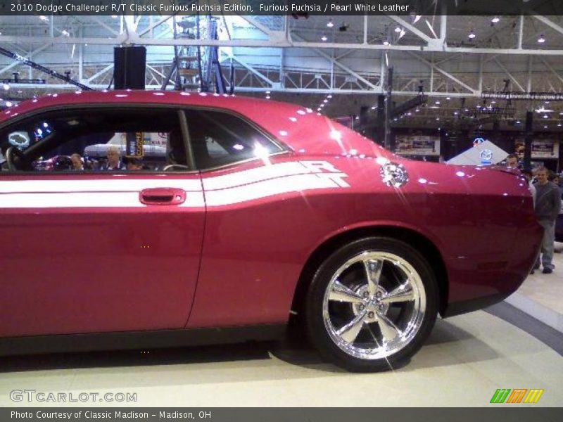 Furious Fuchsia / Pearl White Leather 2010 Dodge Challenger R/T Classic Furious Fuchsia Edition