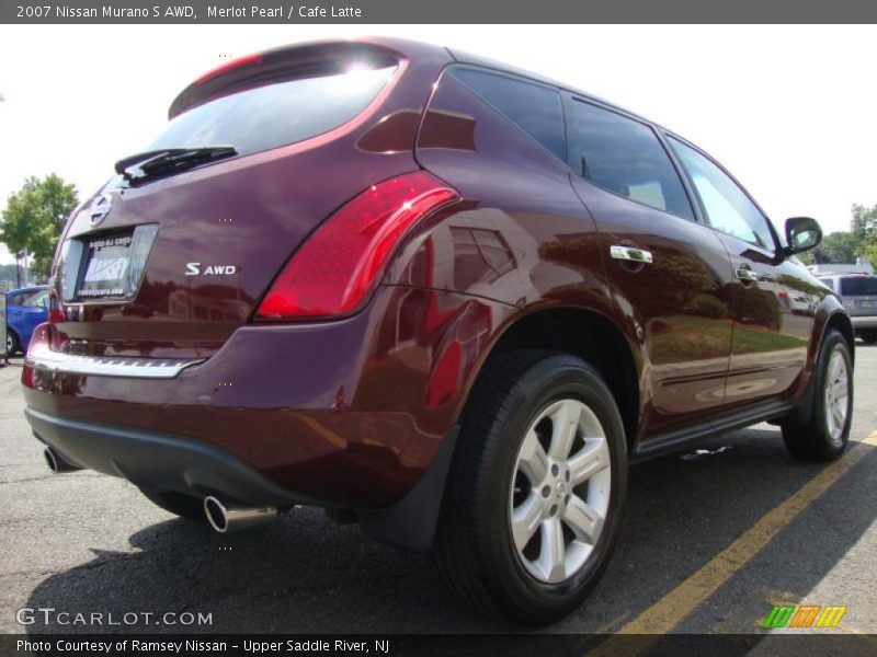 Merlot Pearl / Cafe Latte 2007 Nissan Murano S AWD
