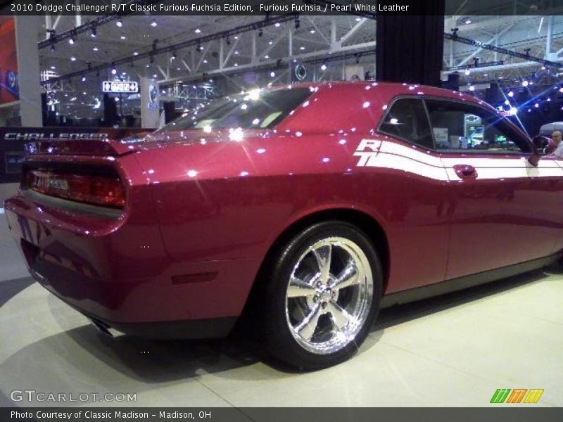 Furious Fuchsia / Pearl White Leather 2010 Dodge Challenger R/T Classic Furious Fuchsia Edition