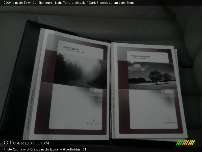 Light Tundra Metallic / Dark Stone/Medium Light Stone 2004 Lincoln Town Car Signature