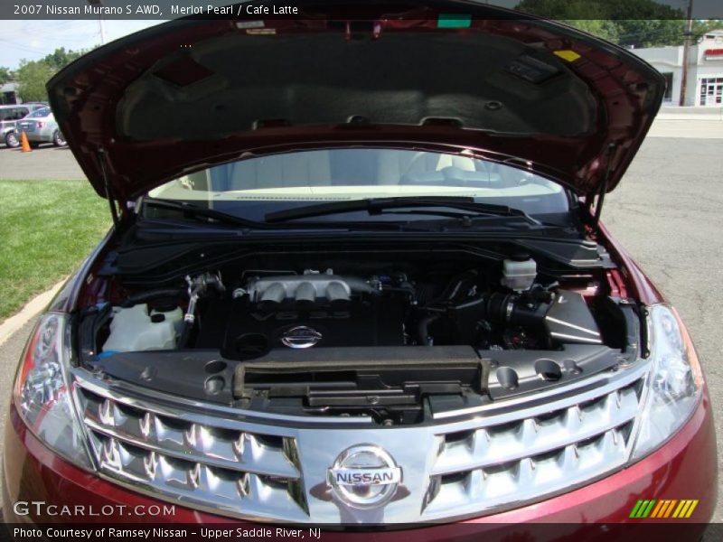 Merlot Pearl / Cafe Latte 2007 Nissan Murano S AWD