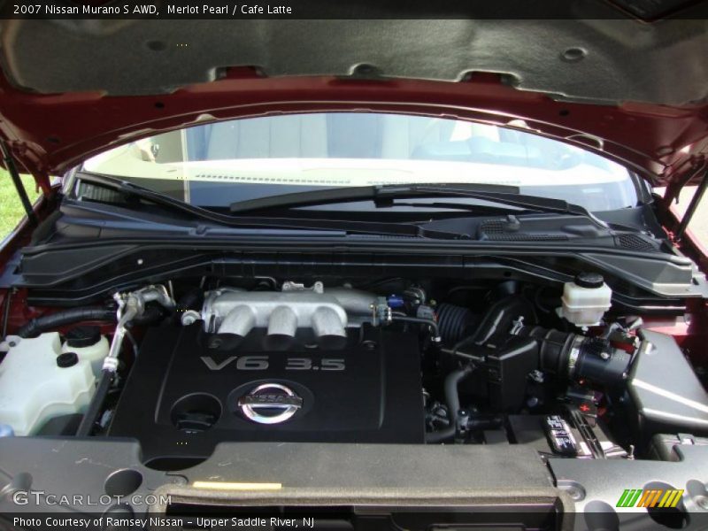 Merlot Pearl / Cafe Latte 2007 Nissan Murano S AWD
