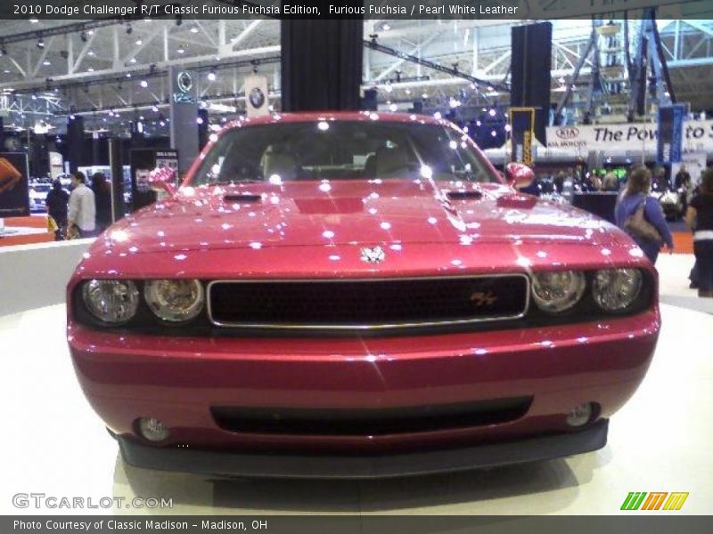 Furious Fuchsia / Pearl White Leather 2010 Dodge Challenger R/T Classic Furious Fuchsia Edition