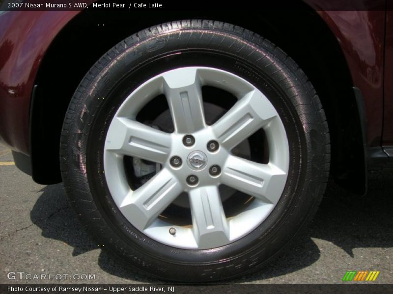 Merlot Pearl / Cafe Latte 2007 Nissan Murano S AWD