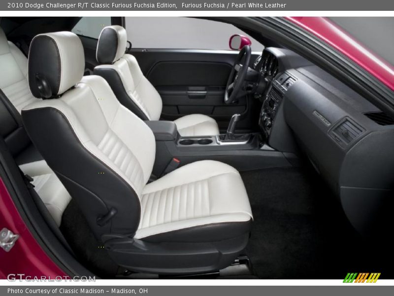 Furious Fuchsia / Pearl White Leather 2010 Dodge Challenger R/T Classic Furious Fuchsia Edition