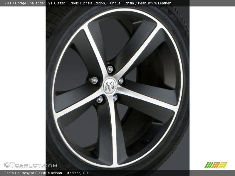 Furious Fuchsia / Pearl White Leather 2010 Dodge Challenger R/T Classic Furious Fuchsia Edition