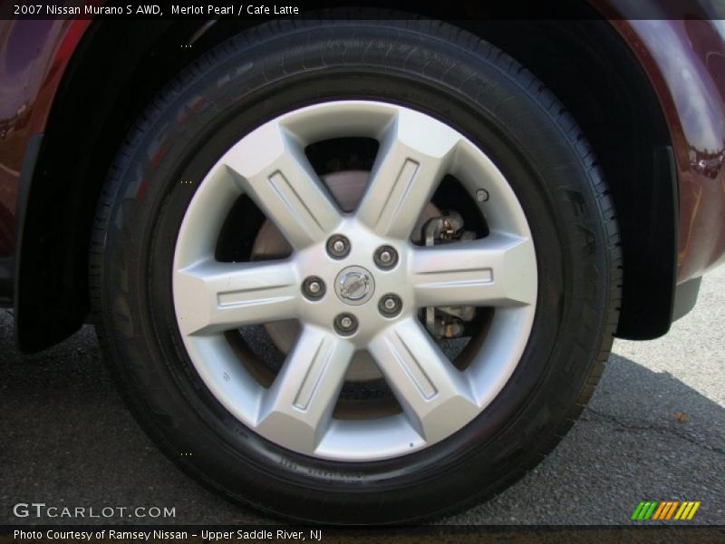 Merlot Pearl / Cafe Latte 2007 Nissan Murano S AWD