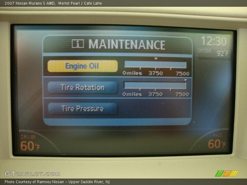 Merlot Pearl / Cafe Latte 2007 Nissan Murano S AWD