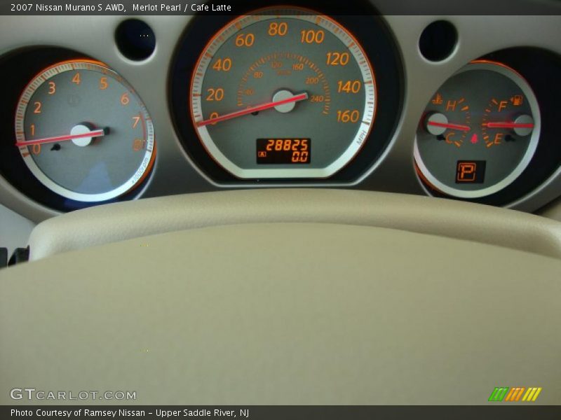 Merlot Pearl / Cafe Latte 2007 Nissan Murano S AWD
