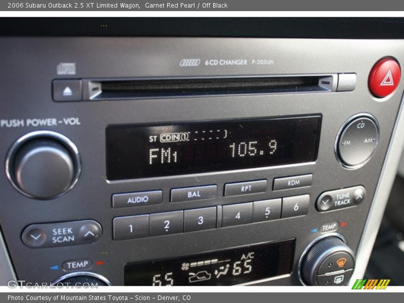 Garnet Red Pearl / Off Black 2006 Subaru Outback 2.5 XT Limited Wagon