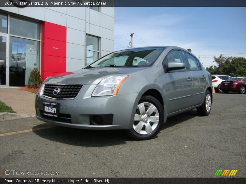 Magnetic Gray / Charcoal/Steel 2007 Nissan Sentra 2.0