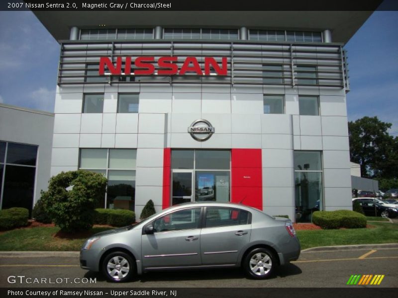 Magnetic Gray / Charcoal/Steel 2007 Nissan Sentra 2.0