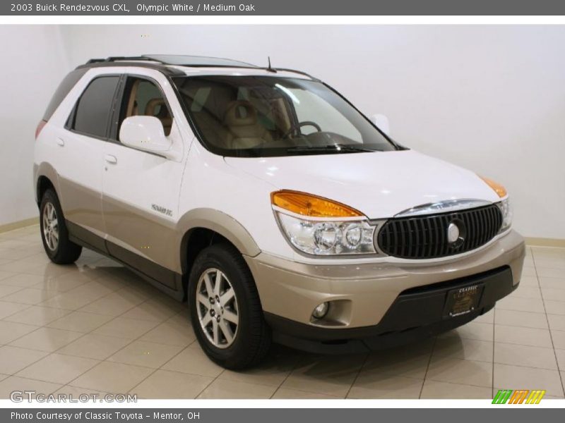 Olympic White / Medium Oak 2003 Buick Rendezvous CXL