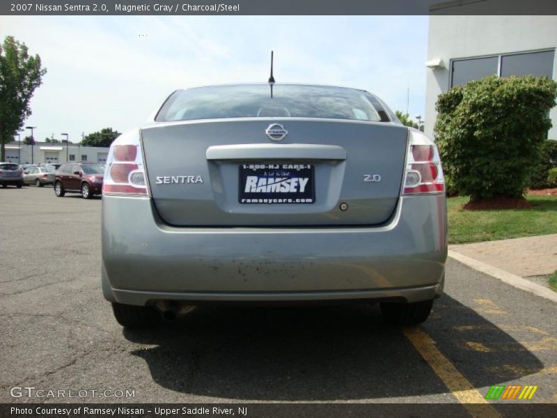 Magnetic Gray / Charcoal/Steel 2007 Nissan Sentra 2.0