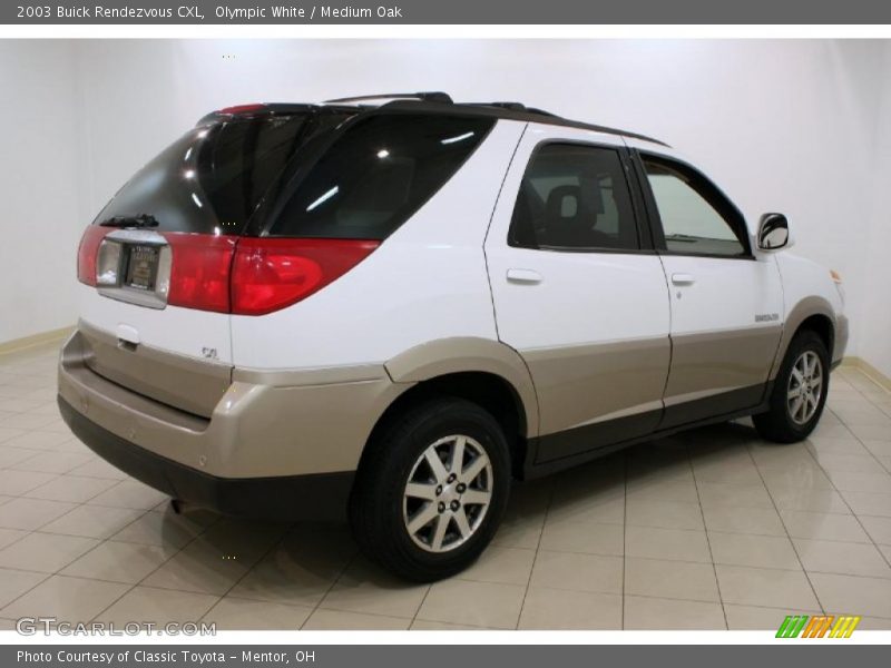 Olympic White / Medium Oak 2003 Buick Rendezvous CXL