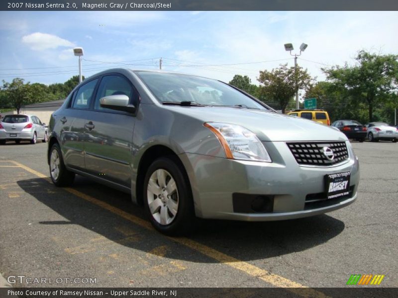 Magnetic Gray / Charcoal/Steel 2007 Nissan Sentra 2.0