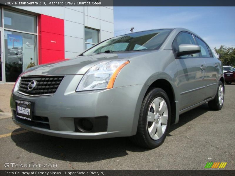 Magnetic Gray / Charcoal/Steel 2007 Nissan Sentra 2.0